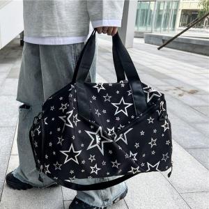 トラブルカバン 3way 大容量 星柄 シュー...の詳細画像1