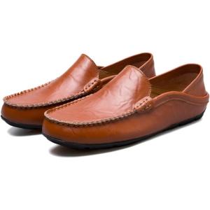 ローファーメンズ ドライビングシューズ メンズ ビジネスシューズ モカシン メンズ 革靴 メンズ デ...