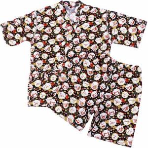パジャマ 男性 女性 ペア 和風 甚平 前開き ...の商品画像