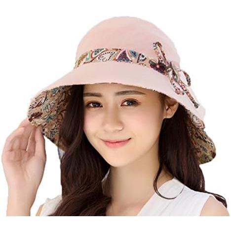 レディース 帽子 uv uvカット リボン おしゃれ つば広 帽子 日よけ キャップ ハット フィッ...
