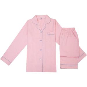 パジャマ レディース メンズ寝巻き 綿 上下セット ルームウェア 部屋着 上下セット 前開き 吸汗通...