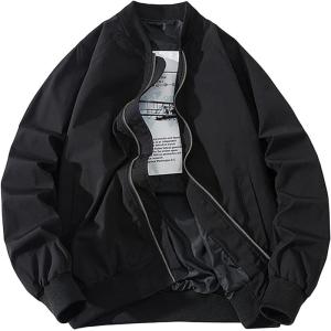 フライトジャケット メンズ 丈短め ジャケット 立襟ジャケット トレンチコート 登山ジャケット 大きいサイズ 作業着 秋冬 ジャンパー