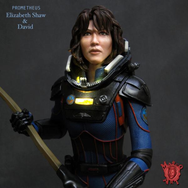 Prometheus Elizabeth Shaw &amp; David 完成品