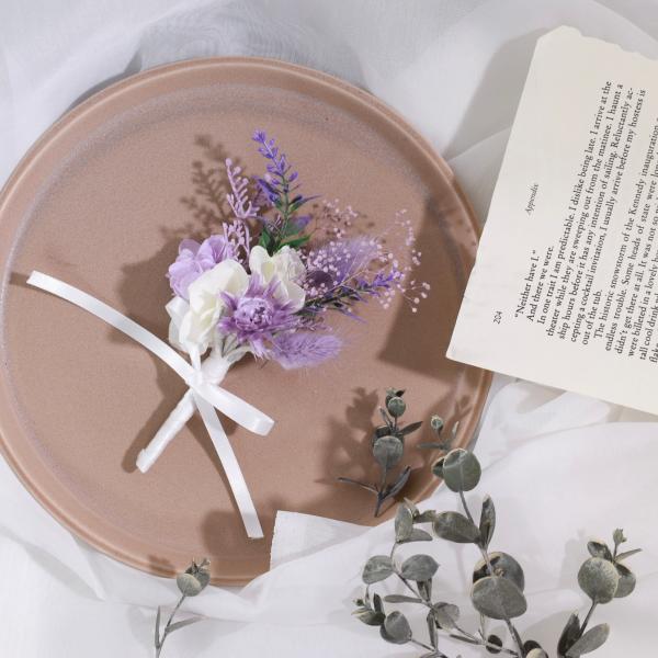 コサージュ 【スミレ】入学式 入園式 卒業式 卒園式 フォーマル 花束 ブーケ型 発表会 フラワー ...