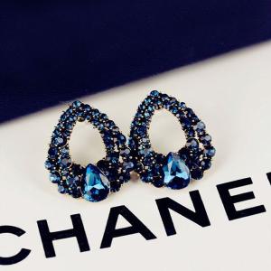 しずく型ピアス ピアス イヤークリップ イヤーカフ イヤリング ピアリング 上品な大人の魅力を演出フェミニンスタイル スワロスキー彩石ピアス 即納 送料無料