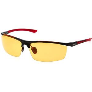 夜間運転用サングラス 偏光イエローレンズ・黄色 夜釣り SOXICK ナイトドライビング ナイトウォーキング用スポーツ UVカット眼鏡