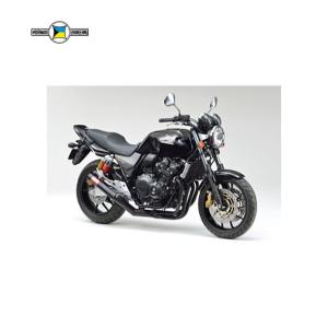 プリティー HONDA CB400SF REVO NC42 ショート管 70π マフラー 黒