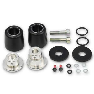 モリワキ 05030-21254-00 Ninja ZX-25R (21-) ZX-4R SE/ZX-4RR (23-) SKID PAD BLACK スキッドパッド エンジンスライダー ブラック MORIWAKI｜roughandroad-outlet