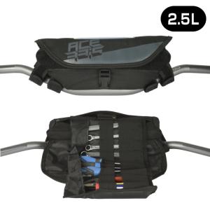 ACERBIS AC-24514 アチェルビス MANUハンドルバーツールバッグ (2.5リットル) バイク 工具バッグ オフロード エンデューロ｜roughandroad-outlet