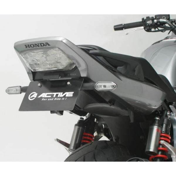 1151095 ACTIVE アクティブ フェンダーレスキット LEDナンバー灯付き ブラック CB...