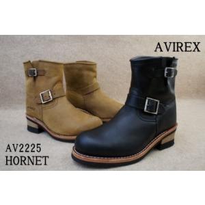 アビレックス(AVIREX) HORNET AV2225 ブーツ エンジニアブーツ 本革 ホーネット｜ラフアンドロード ヤフー店