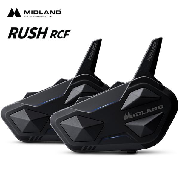 MIDLAND C1527.11 RUSH RCF ツインパック (2台セット) 国内正規品 バイク...