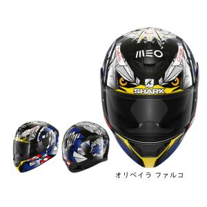 処分特価 SHARK シャーク D-SKWAL2 GRAPHIC オリベイラ ファルコ (ディースクワールツー グラフィック) フルフェイスヘルメット 公道走行可 D-SKWAL2graphic2