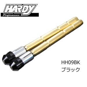 HARDY HH09BK ハーディ 振動緩衝ハンドルバーウエイト (ブラック) バイク ハンドルインサートウエイト ROUGH＆ROAD ラフ＆ロード