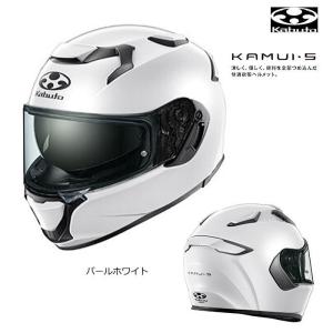 186000 現状品 OGK KABUTO オージーケーカブト Kabuto　KAMUI-Ⅱ　フルフェイス フラットブラックホワイト [250117HM140242] OGK Kabuto（オージーケーカブト） OGK Kabuto KAMUI-5 (フラット