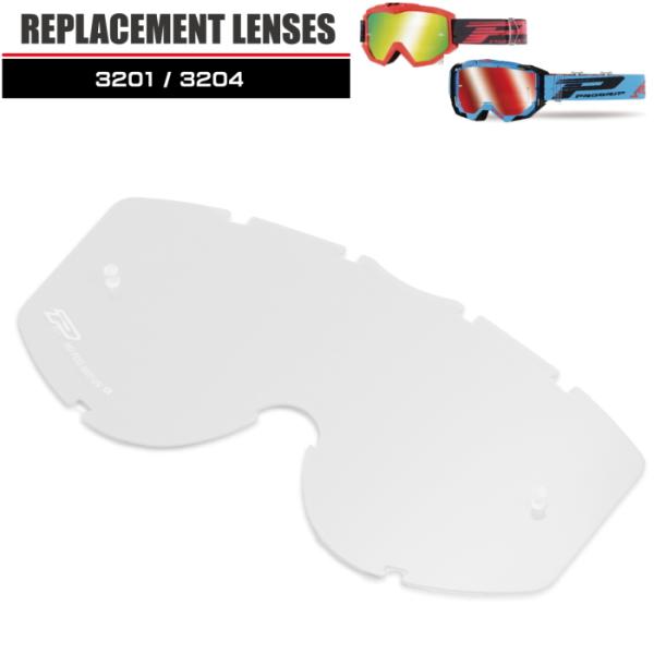 PROGRIP PG3210 プログリップ PG32ラインゴーグル用レンズ (クリア) バイク オフ...