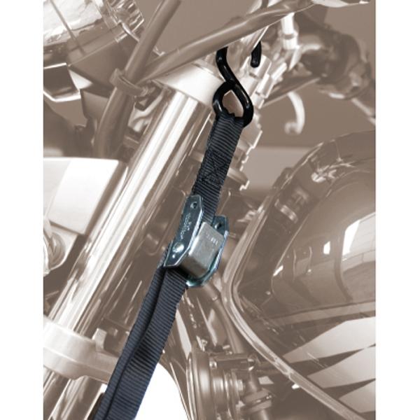 POWER PR064 カムバックルタイダウン (耐荷重 : 230kg) バイク トランポ積載・運...