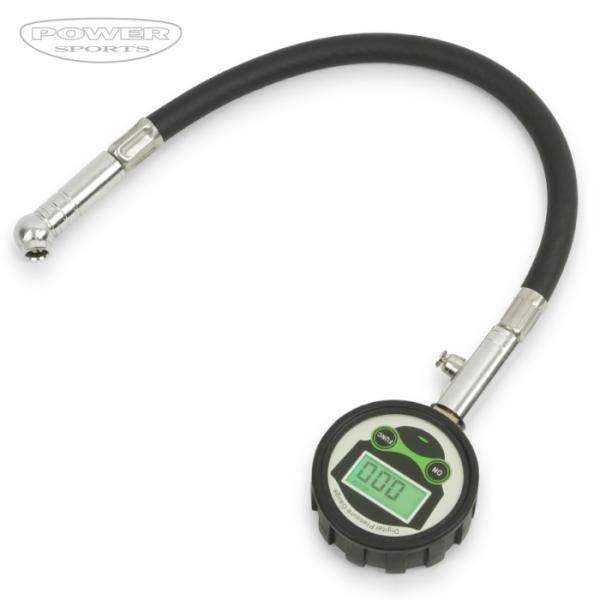 POWER PR146 パワーデジタルプレッシャーゲージ バイク タイヤのエアゲージ ROUGH＆R...