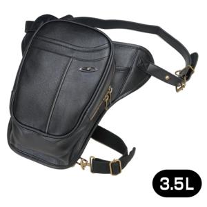 K-3602 ブラック レッグバッグ KUSHITANI(クシタニ)公式オンラインストア | K-3602 LEG BAG