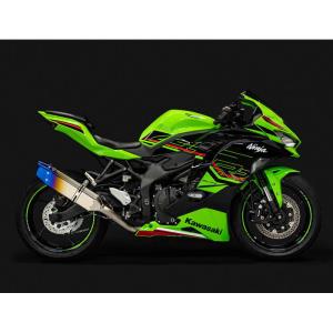 トリックスター RFT-037-L4YT Ninja ZX-4RR / ZX-4R SE レーシングフルエキゾーストマフラーIKAZUCHI 焼チタンサイレンサー バイク 公道走行不可 TRICKSTAR