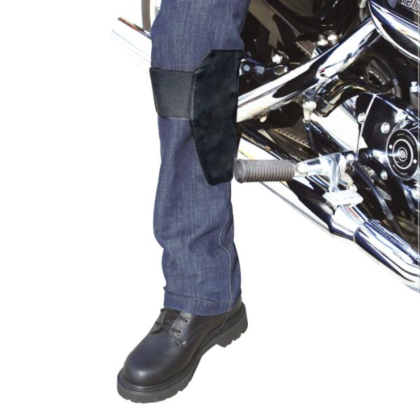 ラフアンドロード RR5868 ポータブルラップ (片足のみ、左右装着可能) バイク 牛革 ヒートガ...