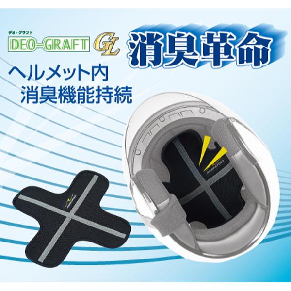 ラフアンドロード RR6204 デオグラフトGLヘルメットライナー バイク ヘルメット内装 消臭・吸...