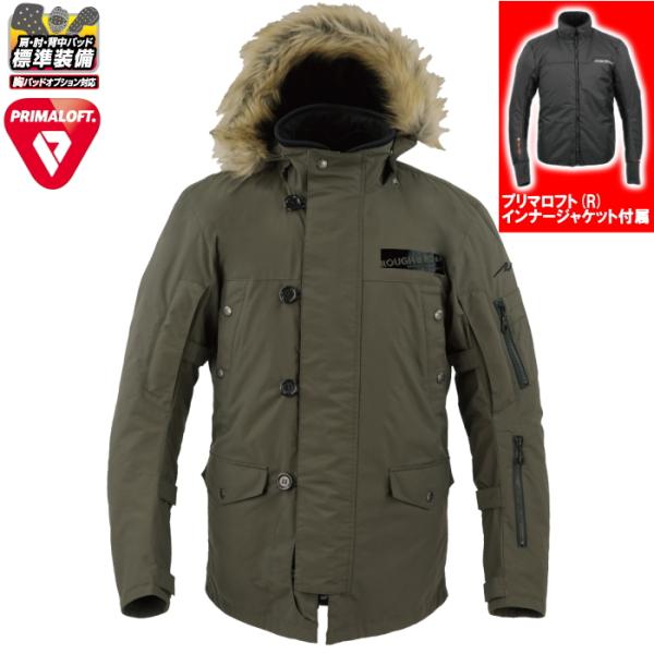 サイズ交換可能 ラフアンドロード RR7750 N-3BRプリマロフト(R)ウインタージャケット (...