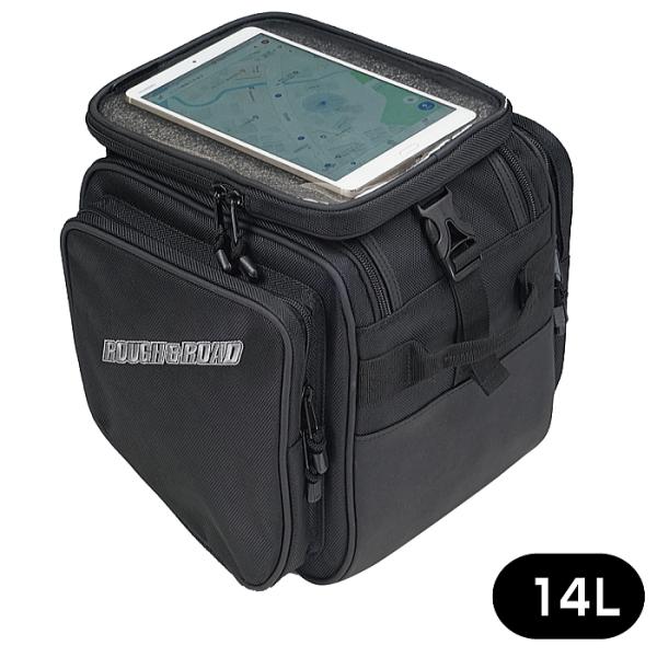 ラフアンドロード RR9227 フロントフロアバッグ (14リットル) バイク ナビ対応 スクーター...