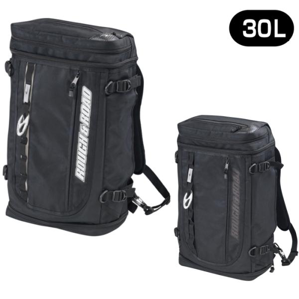 ラフアンドロード RR9412 スクエアザック&amp;シート (30リットル) バイク シートバッグ リュ...