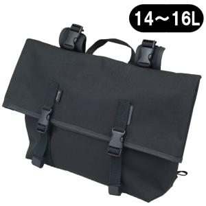ラフアンドロード RR9580 SCHWARZ R イージーシングルサドルバッグ (14〜16リットル) バイク アメリカン サイドバッグ 超高耐久コーデュラ ROUGH＆ROAD