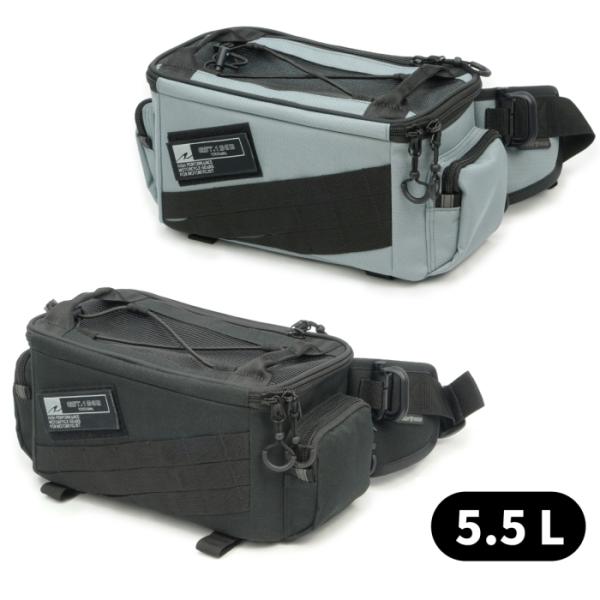 ラフアンドロード RR9615 コンバットウエストバッグ (5.5リットル) バイク ROUGH＆R...