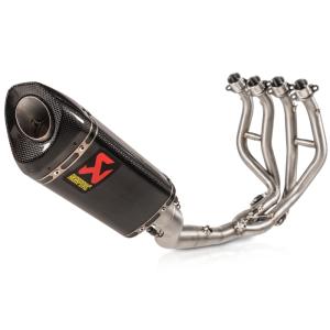 アクラポビッチ AKRAPOVIC S-K2R3-APC レース専用 フルエキゾーストマフラー カーボン (KAWASAKI : NINJA ZX-4R/RR '23、ZX-25R '23) 一般公道使用不可 (P)