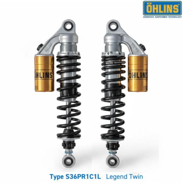 正規品・保証付 OHLINS SU132 オーリンズ リアサスペンション レジェンド・ツイン S36...