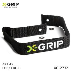 X-GRIP XG-2732 スタックベルト-リア (KTM : EXC、EXC-F) 長さ 約560〜620mm バイク Lifting Strap, Rear オフロード エンデューロ