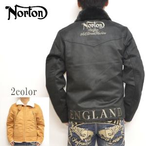 ノートン Norton 服 アパレル 203N1701 袖エンボスフェイクムートン
