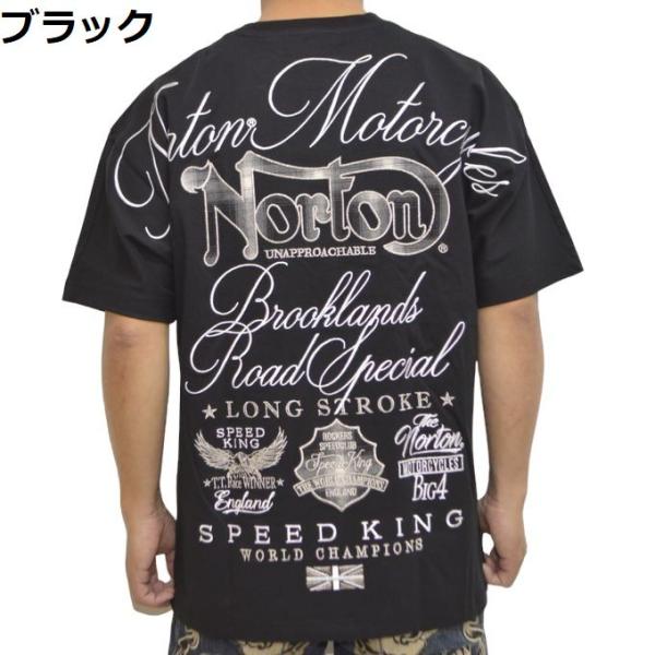 ノートン 服 アパレル 242N1002 半袖Tシャツ ドライ オンブレチェック使い MAX ロゴ ...