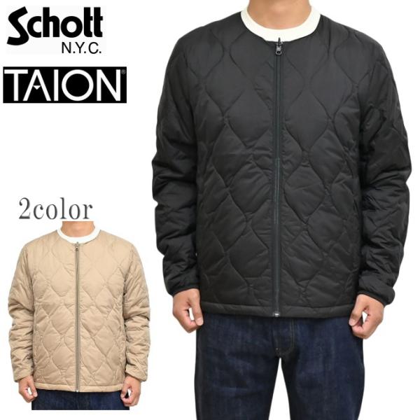 Schott NYC ショット TAION タイオン 782-5253003 インナー ダウンジャケ...