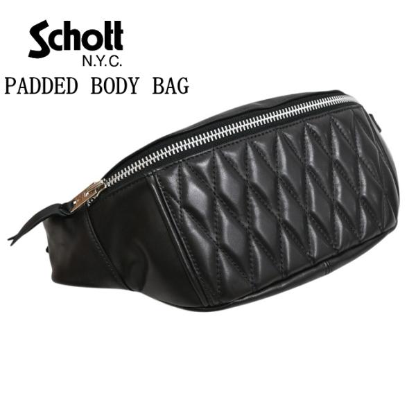 Schott NYC ショット 782-5976008 パデッド ボディバッグ カバン 鞄 ショルダ...