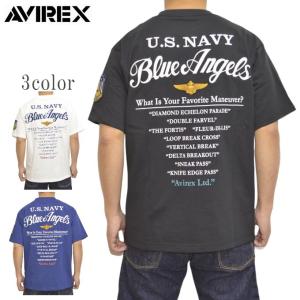 アルビレックス　半袖 AVIREX（アヴィレックス） アビレックス 半袖シャツ 綿 麻 アナポリス