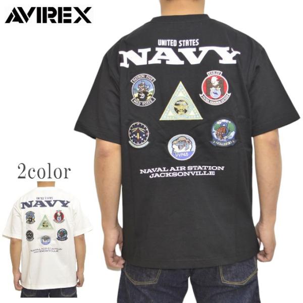 AVIREX アヴィレックス 783-4134025 半袖Tシャツ  NAS JAX パトロール ス...