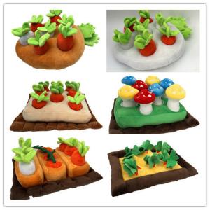 ペットおもちゃ にんじん ノーズワーク おやつ隠し 訓練毛布 ペット 犬 分離不安/ 集中力向上/嗅覚訓練 おもちゃ 運動不足 食いすぎる対策 噛む 知育