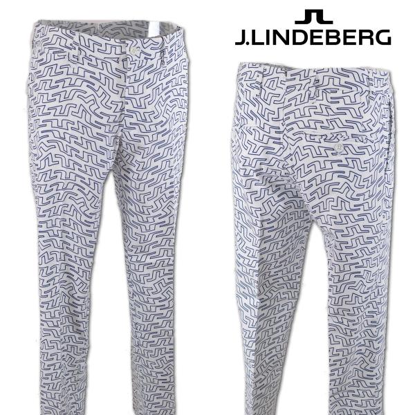 J.リンドバーグ パンツ メンズ メンズ ゴルフ ゴルフウェア J.LINDEBERG 春夏用 白 ...