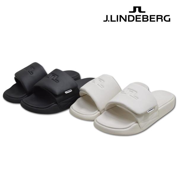 J.リンドバーグ サンダル ゴルフメンズ 黒 ベージュ 26cm 27cm 28cm 073-353...