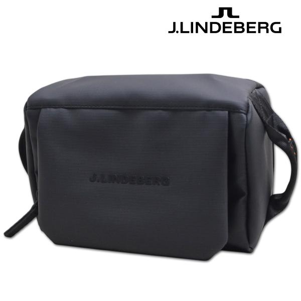 J.リンドバーグ ポーチ ラウンドポーチ カートバッグ ゴルフ メンズ レディース 黒 Ethan ...