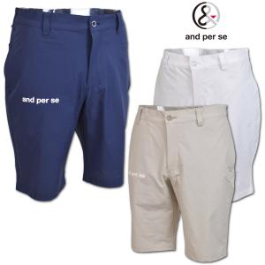 アンパスィ ショートパンツ ゴルフ ゴルフウェア メンズ 春夏用 白 紺 ベージュ M L LL ams5556e2