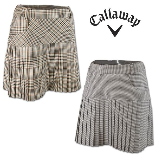 キャロウェイ ウェア スカート レディース ゴルフウェア 秋冬用 白 黒 ベージュ S M L c2...