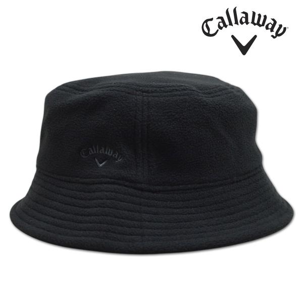 キャロウェイ ハット帽子 フリースバケットハット ゴルフ ゴルフウェア callaway メンズ 黒...