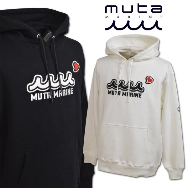 muta パーカー ゴルフ ゴルフウェア メンズ 秋冬用 黒 白 M L LL 3L  ムータ マリ...