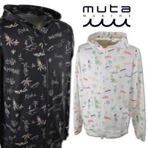 muta MARINE ハーフジップ ヘムリブ モックネックシャツ [全3色