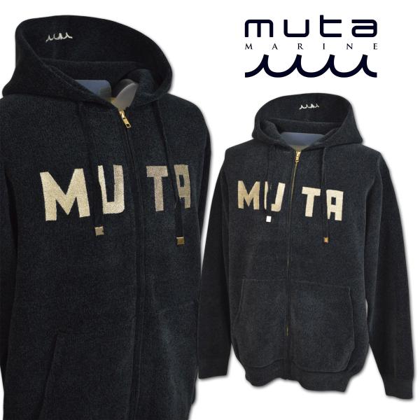 muta パーカー ブルゾン ゴルフ ゴルフウェア  メンズ 秋冬用 黒 ベージュ M L  ムータ...